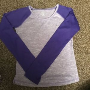 Purple long sleeve kids
